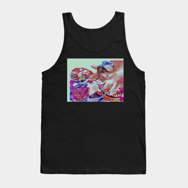 Glutton Tank Top by ArtMagician